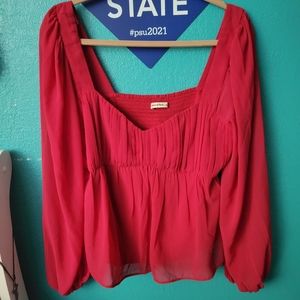 Abercrombie & Fitch Peplum Top